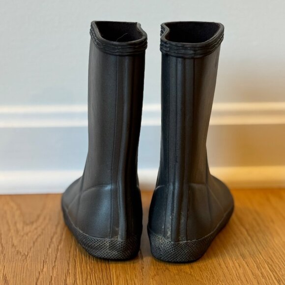 Hunter Rain Outdoor Boots Toddler Size 7 Boy Girl Gray Black Color - Picture 2 of 6